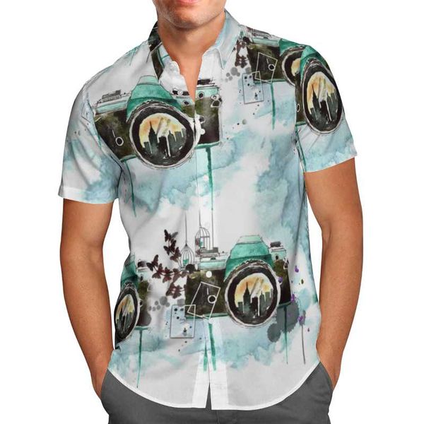 men's casual shirts camera 3d beach hawaiian 2021 summer short sleeve shirt streetwear oversized 5xl camisa social chemise homme-531, White;black
men's casual shirts camera 3d beach hawaiian 2021 summer short sleeve shirt streetwear oversized 5xl camisa social chemise homme-531, White;black