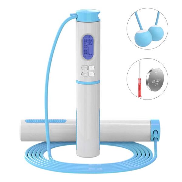 jump ropes adjustable digital rope speed skipping with counter weight calories time circles setting for indoor exercise
jump ropes adjustable digital rope speed skipping with counter weight calories time circles setting for indoor exercise