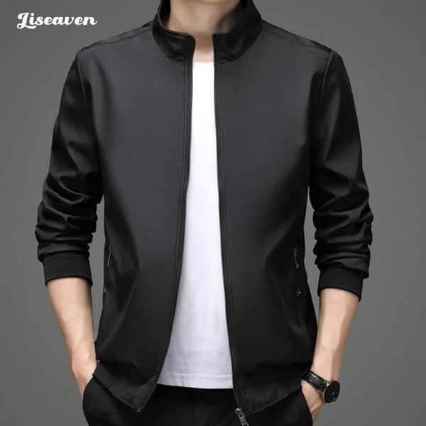 liseaven 2021 spring autumn men's jacket casual solid fashion slim bomber men overcoat arrival baseball jackets, Black;brown
liseaven 2021 spring autumn men's jacket casual solid fashion slim bomber men overcoat arrival baseball jackets, Black;brown