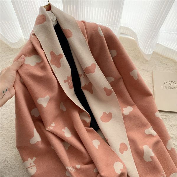 plaid scarf female korean version of autumn and winter long thick cute students cashmere warm double-sided shawl couple designer scarf., Blue;gray
plaid scarf female korean version of autumn and winter long thick cute students cashmere warm double-sided shawl couple designer scarf., Blue;gray