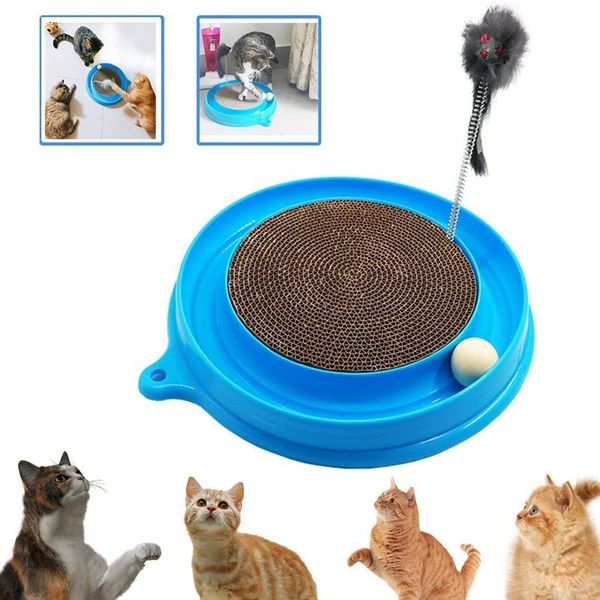 multifunctional cat toy scratcher orbital plastic disk corrugated paper play plate bite resistant catnip with ball toys
multifunctional cat toy scratcher orbital plastic disk corrugated paper play plate bite resistant catnip with ball toys
