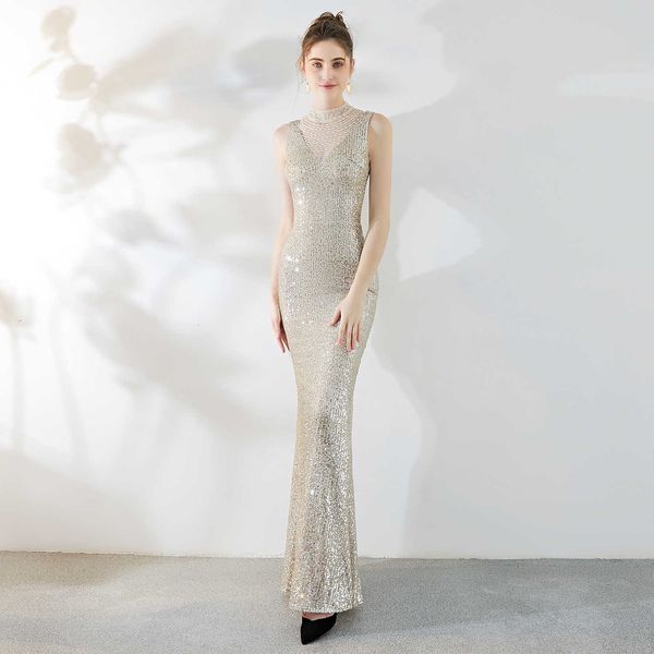 luxury evening dress 16273# apostle 3 hosts's same evening celebrity banquet slim fishtail skirt host's annual meeting, Black;gray
luxury evening dress 16273# apostle 3 hosts's same evening celebrity banquet slim fishtail skirt host's annual meeting, Black;gray