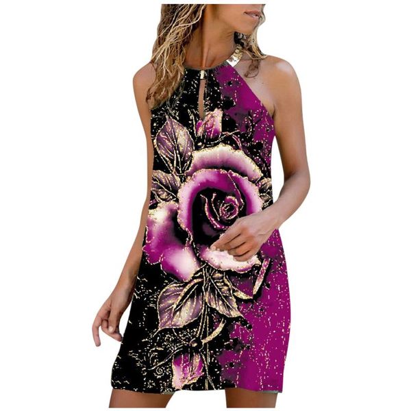 casual dresses 2021 vintage summer floral print dress women fashion bohemian mini cocktail beach halter sundress neck-mounted sleeveless, Black;gray
casual dresses 2021 vintage summer floral print dress women fashion bohemian mini cocktail beach halter sundress neck-mounted sleeveless, Black;gray