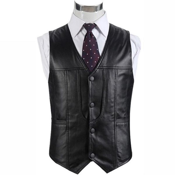 men's vests fur leather mens motorcycle genuine vest suit men sheepskin casual waistcoat winter multi pocket warm sleeveless jacket, Black;white
men's vests fur leather mens motorcycle genuine vest suit men sheepskin casual waistcoat winter multi pocket warm sleeveless jacket, Black;white