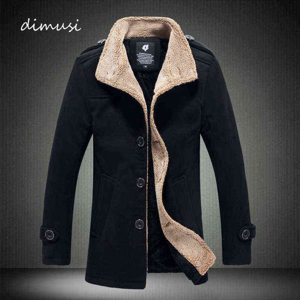 dimusi winter men's wool jackets casual man fleece warm windbreaker blends coats mens outwear fur stand collar jackets clothing y1122, Black;brown
dimusi winter men's wool jackets casual man fleece warm windbreaker blends coats mens outwear fur stand collar jackets clothing y1122, Black;brown
