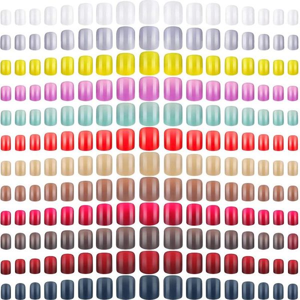 false nails 864 pcs short square clamp nail 12 colors ballerina medium full cover coffin shiny artificial, Red;gold
false nails 864 pcs short square clamp nail 12 colors ballerina medium full cover coffin shiny artificial, Red;gold