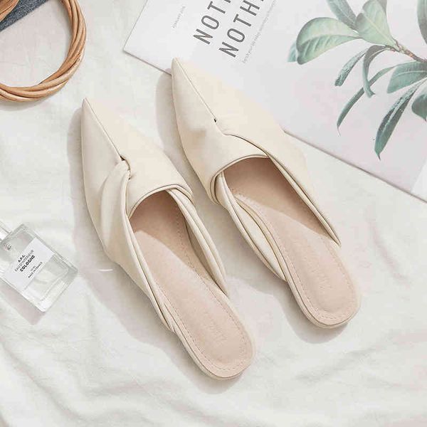 slippers nian summer tip flat mule lazy baotou ban tuo xie female outer wear wild womens slippers 7l3f, Black
slippers nian summer tip flat mule lazy baotou ban tuo xie female outer wear wild womens slippers 7l3f, Black