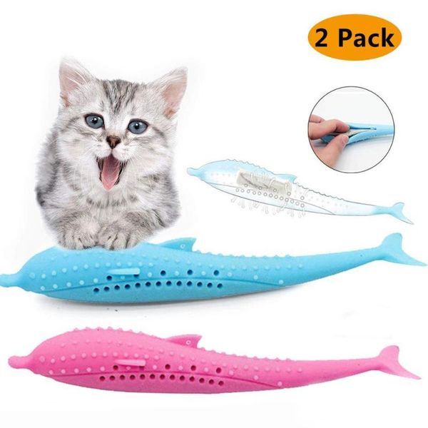 cat toys 2pc soft silicone mint fish toy catnip pet clean teeth toothbrush chew cats for small dogs
cat toys 2pc soft silicone mint fish toy catnip pet clean teeth toothbrush chew cats for small dogs