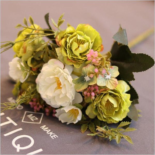 decorative flowers & wreaths 10 head peony flower bouquet of plastic silk home kitchen table wedding decoration vase
decorative flowers & wreaths 10 head peony flower bouquet of plastic silk home kitchen table wedding decoration vase