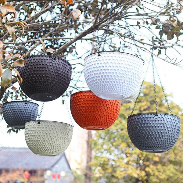 other garden supplies hanging flower basket imitation honeycomb self water absorption waterproof outdoor resin plant hanger flowerpot
other garden supplies hanging flower basket imitation honeycomb self water absorption waterproof outdoor resin plant hanger flowerpot