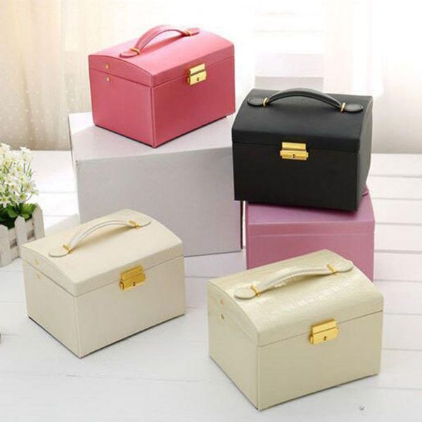 storage boxes & bins jewelry organizer three layers display travel case portable earring necklace ring holder women gift box d
storage boxes & bins jewelry organizer three layers display travel case portable earring necklace ring holder women gift box d