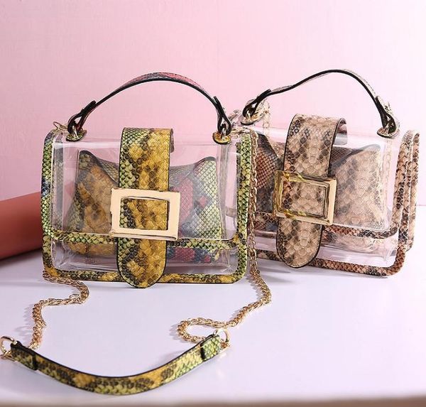 2020 new portable messenger bag trend color 26 contrast mini shell transparent beach color jelly bag25, Red;black
2020 new portable messenger bag trend color 26 contrast mini shell transparent beach color jelly bag25, Red;black