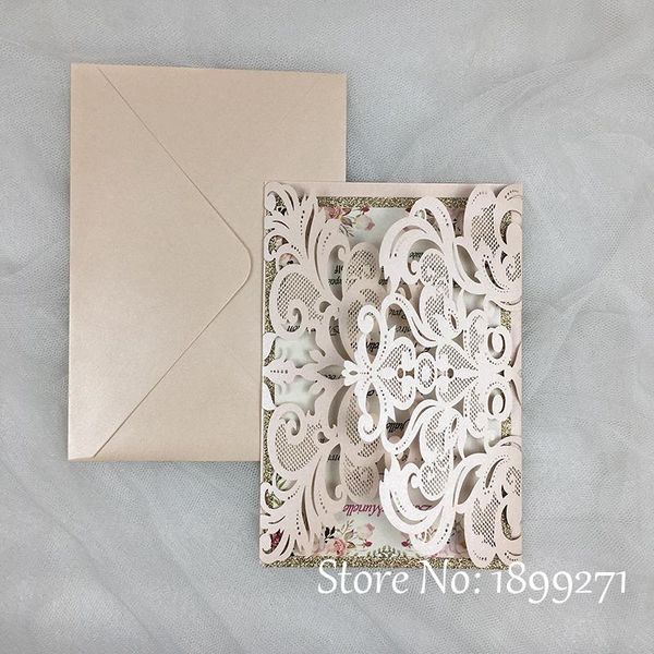 greeting cards 100pcs full set light pink color laser cutting wedding invitation card with envelopes backgroud glitter paper flower printing
greeting cards 100pcs full set light pink color laser cutting wedding invitation card with envelopes backgroud glitter paper flower printing