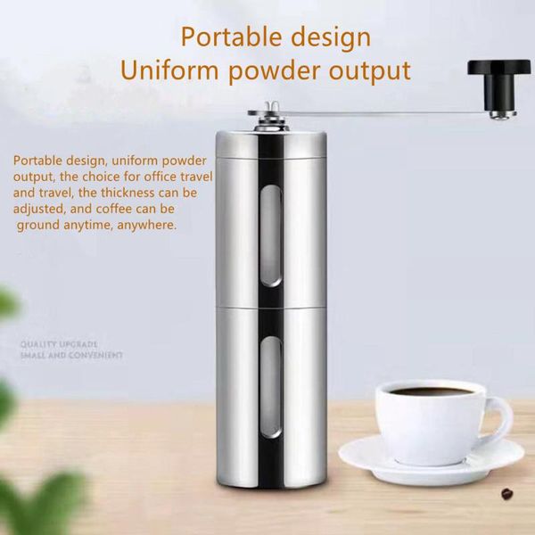 manual coffee grinders hand portable grinder adjustable ceramic bean mill stainless steel kitchen mills tools machine
manual coffee grinders hand portable grinder adjustable ceramic bean mill stainless steel kitchen mills tools machine
