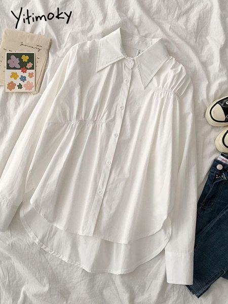 yitimoky white shirts women spliced plus size korean fashion clothing button up 2021 office lady vintage long sleeve blouse women's bl
yitimoky white shirts women spliced plus size korean fashion clothing button up 2021 office lady vintage long sleeve blouse women's bl