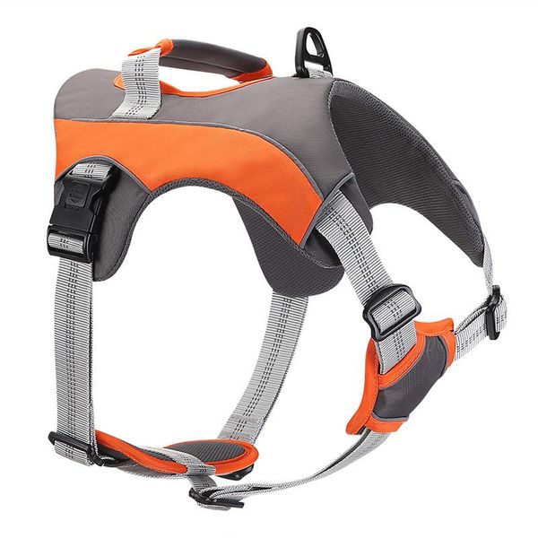 dog collars & leashes reflective pet harness with nylon handle adjustable explosion-proof vest chest strap for small medium large dogs
dog collars & leashes reflective pet harness with nylon handle adjustable explosion-proof vest chest strap for small medium large dogs