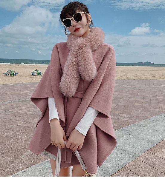 women's wool & blends double-faced luxury bat sleeve winter elegant cloak hepburn wind woolen loose cashmere blend coat with belt 2021, Black
women's wool & blends double-faced luxury bat sleeve winter elegant cloak hepburn wind woolen loose cashmere blend coat with belt 2021, Black