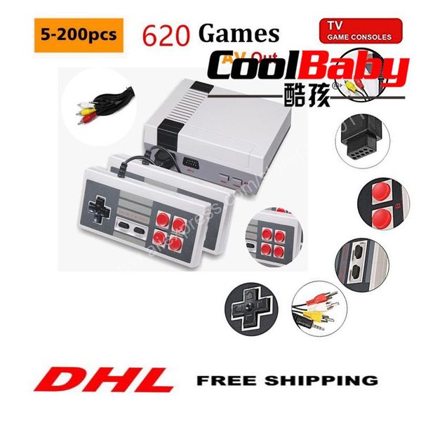 5-200pcs av out retro classic mini console 620 games buit-in two controllers dual gamepad for 4k tv pal and ntsc portable game players
5-200pcs av out retro classic mini console 620 games buit-in two controllers dual gamepad for 4k tv pal and ntsc portable game players