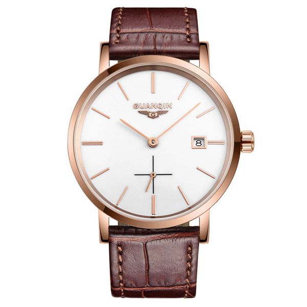 men watches 2021 guanqin automatic self-wind date gentlemen brand luxury mechanical empty relogio masculino, Slivery;brown
men watches 2021 guanqin automatic self-wind date gentlemen brand luxury mechanical empty relogio masculino, Slivery;brown