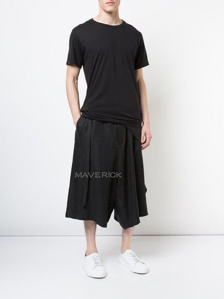 men's pants 27-44men's 2021 catwalk style cotton and linen asymmetrical loose seven-point wide leg slacks with culottes., Black
men's pants 27-44men's 2021 catwalk style cotton and linen asymmetrical loose seven-point wide leg slacks with culottes., Black