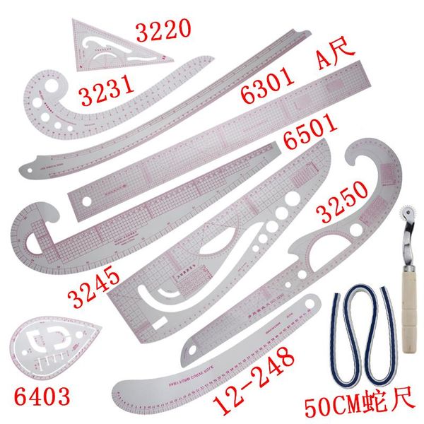 sewing notions & tools 1 set diy clothing sample grading tailor rulers curve cutting multifunctional plastic patchwork, Black
sewing notions & tools 1 set diy clothing sample grading tailor rulers curve cutting multifunctional plastic patchwork, Black