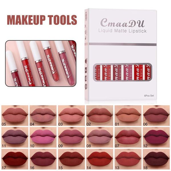 lip gloss 6pcs lipstick velvety set long lasting nonstick cup not fade makeup cosmetics kit for girl women
lip gloss 6pcs lipstick velvety set long lasting nonstick cup not fade makeup cosmetics kit for girl women