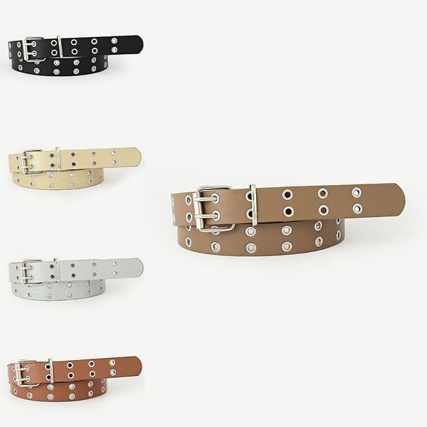 belts d&t women punk fashion belt adjustable double/single row hole metal eyelet waistband designer pu material, Black;brown
belts d&t women punk fashion belt adjustable double/single row hole metal eyelet waistband designer pu material, Black;brown