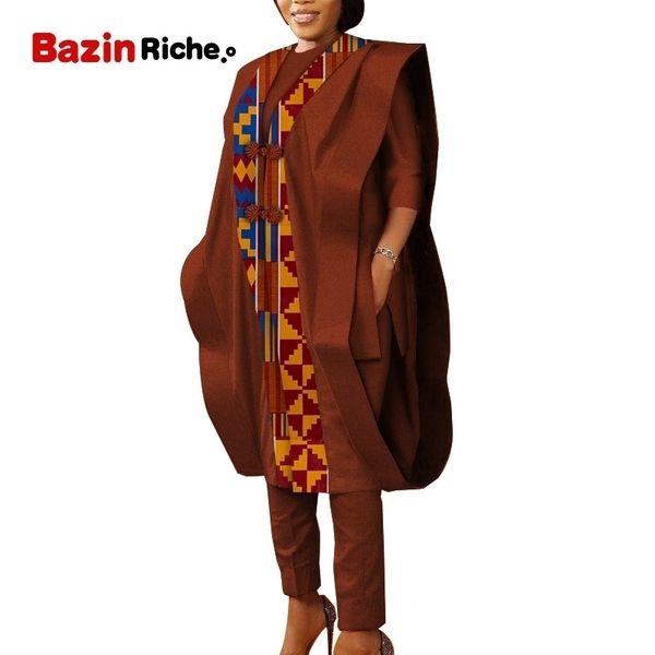 women african clothes shirt,robe and pants sets bazin riche african design clothing dashiki women 3 pieces pants sets wy5590 210408, Red
women african clothes shirt,robe and pants sets bazin riche african design clothing dashiki women 3 pieces pants sets wy5590 210408, Red