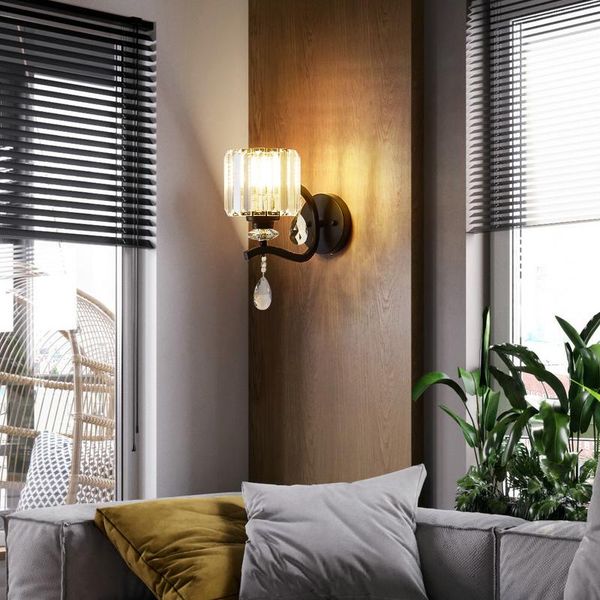 wall lamp modern minimalist bedroom bedside american light luxury crystal room indoor living tv background
wall lamp modern minimalist bedroom bedside american light luxury crystal room indoor living tv background