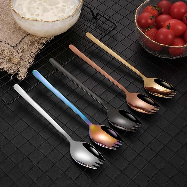 forks kitchen stainless steel spoon fork salad fruit tableware creative integrated & dual purpose camping picnic cutlery
forks kitchen stainless steel spoon fork salad fruit tableware creative integrated & dual purpose camping picnic cutlery