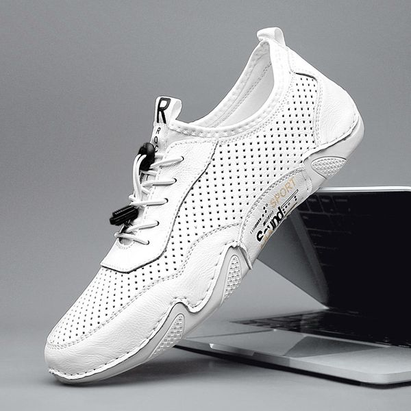 dress shoes fashion shoes men spring autumn genuine leather breathable casual round toe hollow beanie outdoor mt1u, Black
dress shoes fashion shoes men spring autumn genuine leather breathable casual round toe hollow beanie outdoor mt1u, Black