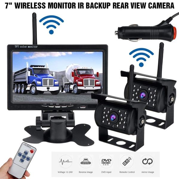 car video 7inch hd 12v 24v wireless tft lcd monitor auto ir backup rear view camera kits charger for trucks bus rv trailer
car video 7inch hd 12v 24v wireless tft lcd monitor auto ir backup rear view camera kits charger for trucks bus rv trailer