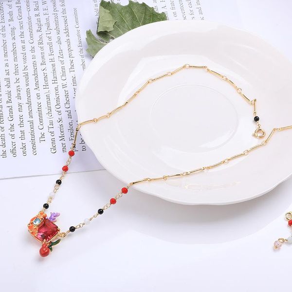 pendant necklaces european and american style fashion personality elegant trend temperament simple wild enamel necklace female clavicle chai, Silver
pendant necklaces european and american style fashion personality elegant trend temperament simple wild enamel necklace female clavicle chai, Silver