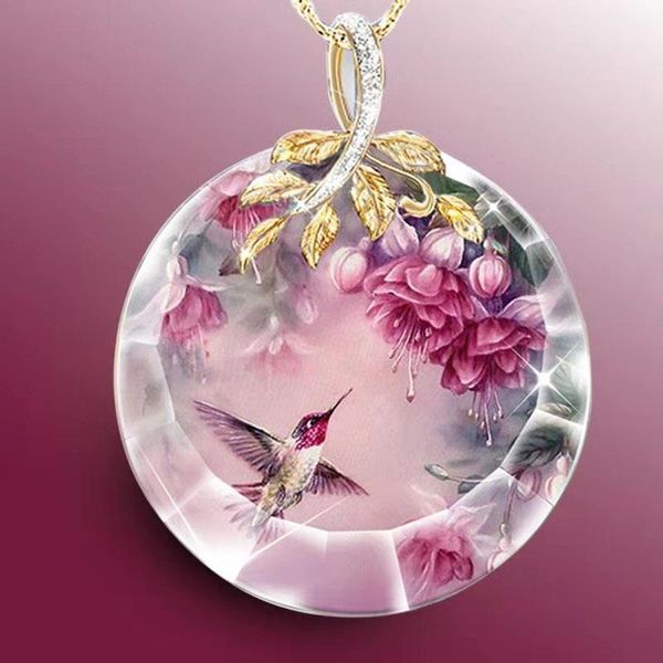pendant necklaces 2021 trend jewelry round clear crystal glass hummingbird necklace for women fashionable cocktail party holiday gift, Silver
pendant necklaces 2021 trend jewelry round clear crystal glass hummingbird necklace for women fashionable cocktail party holiday gift, Silver