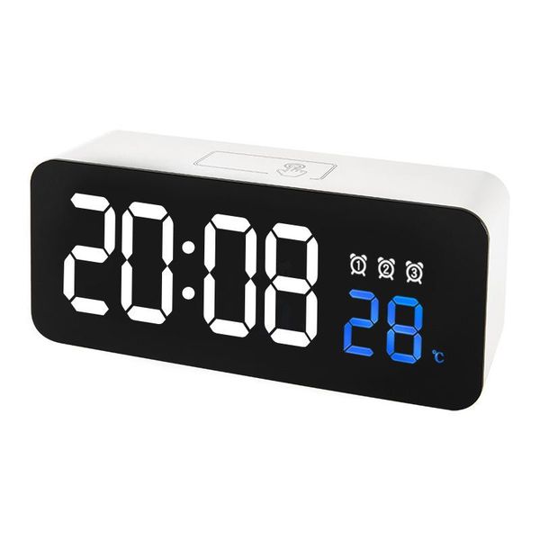 fashion bedside clock simple multifunctional electronic mirror multi-group alarm with temperature other clocks & accessories
fashion bedside clock simple multifunctional electronic mirror multi-group alarm with temperature other clocks & accessories