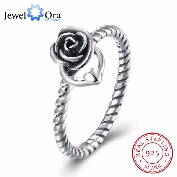 solid 925 sterling silver ring roses love braided rope jewelry fashion rings for women anniversary gift (jewelora ri102619) cluster, Golden;silver
solid 925 sterling silver ring roses love braided rope jewelry fashion rings for women anniversary gift (jewelora ri102619) cluster, Golden;silver