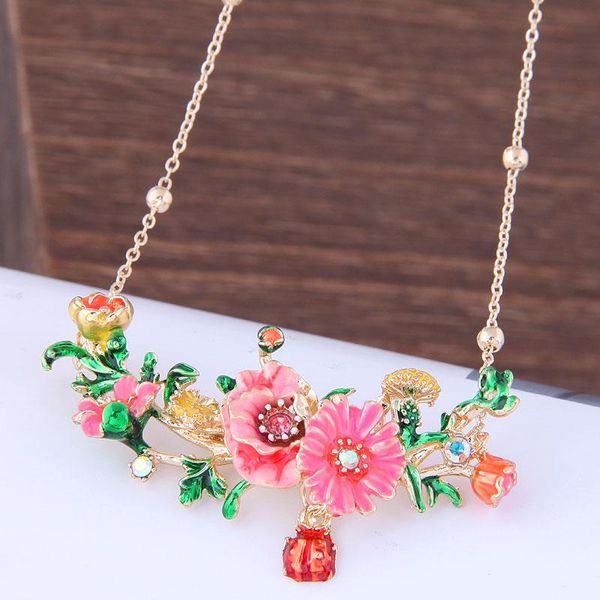 pendant necklaces mori garden style colorful flowers jewelry fashion women daisy branch necklace girl gift, Silver
pendant necklaces mori garden style colorful flowers jewelry fashion women daisy branch necklace girl gift, Silver