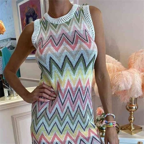 summer knit rainbow striped womens mini dress sleeveless hollow out patchwork womens dresses fashion casual lady clothes, Black;gray
summer knit rainbow striped womens mini dress sleeveless hollow out patchwork womens dresses fashion casual lady clothes, Black;gray