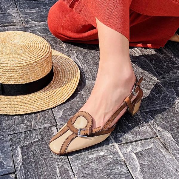 women sandals cow leather rome style brown color round toe high heels beaches party dress size 40, Black
women sandals cow leather rome style brown color round toe high heels beaches party dress size 40, Black