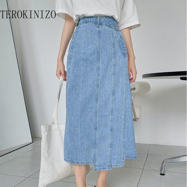 skirts terokinizo denim split solid color high waist mid calf female jupe spring summer 2021 fashion lady bottoms 1045, Black
skirts terokinizo denim split solid color high waist mid calf female jupe spring summer 2021 fashion lady bottoms 1045, Black