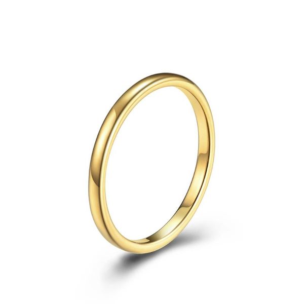 rings for wome 2mm wide simple tungsten steel tail ring temperament couple gold pair fashion minimalist style cluster, Golden;silver
rings for wome 2mm wide simple tungsten steel tail ring temperament couple gold pair fashion minimalist style cluster, Golden;silver