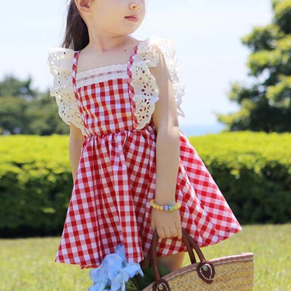 girl's dresses 2021 summer baby kids fashion princess dress lattice backless sling girls cute clothing children girl red blue clothes, Red;yellow
girl's dresses 2021 summer baby kids fashion princess dress lattice backless sling girls cute clothing children girl red blue clothes, Red;yellow