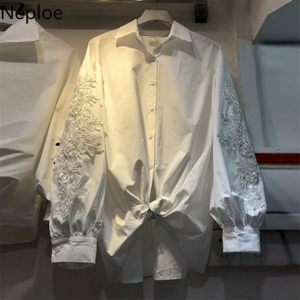 turn down collar lantern long sleeve white blusas heavy work beading flower blouse women single breast shirt spring 49364 210422
turn down collar lantern long sleeve white blusas heavy work beading flower blouse women single breast shirt spring 49364 210422