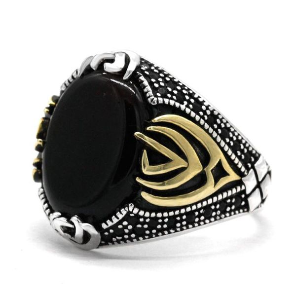 cluster rings turkish black agate ring for men 925 sterling silver punk vintage oval flat stone male's antique jewelry gift, Golden;silver
cluster rings turkish black agate ring for men 925 sterling silver punk vintage oval flat stone male's antique jewelry gift, Golden;silver