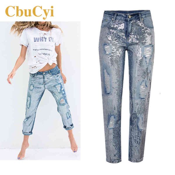 jeans fashion women's clothing loose straight sequined washed holes denim pants female casual cotton jeans trousers, Blue
jeans fashion women's clothing loose straight sequined washed holes denim pants female casual cotton jeans trousers, Blue