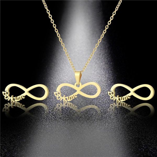 brand stainless steel women female charm jewelry set wedding party necklace and earrings birthday gift &, Silver
brand stainless steel women female charm jewelry set wedding party necklace and earrings birthday gift &, Silver