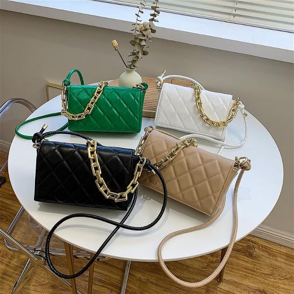 evening bags fashion women lattice pattern crossbody ladies solid color pu messenger bag thick chain shoulder flap
evening bags fashion women lattice pattern crossbody ladies solid color pu messenger bag thick chain shoulder flap