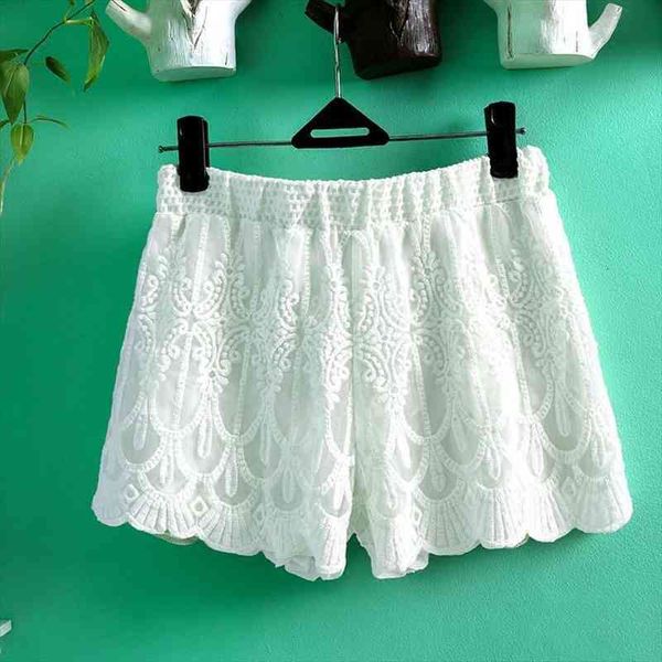 loose flare elastic waist boho beach women white cotton lace shorts floral embroider loose casual summer short pant, White;black
loose flare elastic waist boho beach women white cotton lace shorts floral embroider loose casual summer short pant, White;black