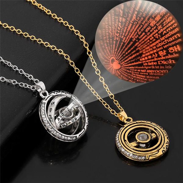pendant necklaces rotatable astronomical ball necklace women love memory 100 languages i you lover girlfriend valentine's day gift, Silver
pendant necklaces rotatable astronomical ball necklace women love memory 100 languages i you lover girlfriend valentine's day gift, Silver