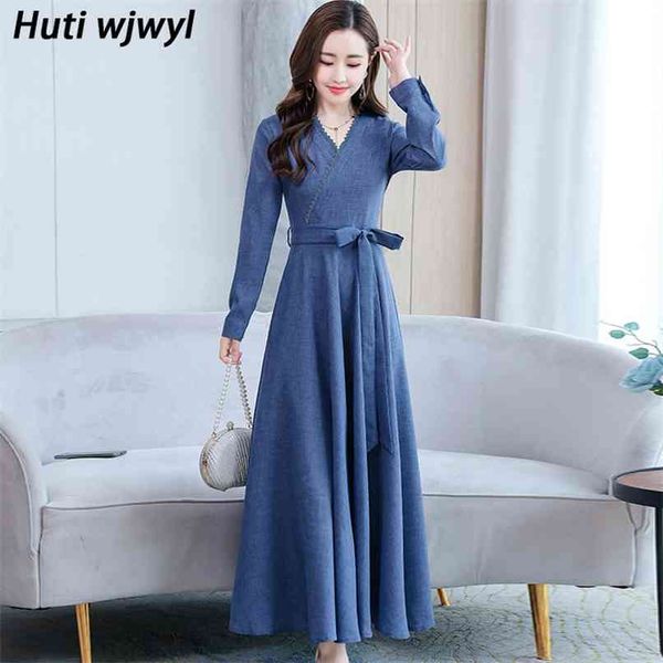 vintage solid cotton linen casual midi dresses autumn winter plus size pink maxi dress elegant women bodycon party vestidos 210528, Black;gray
vintage solid cotton linen casual midi dresses autumn winter plus size pink maxi dress elegant women bodycon party vestidos 210528, Black;gray